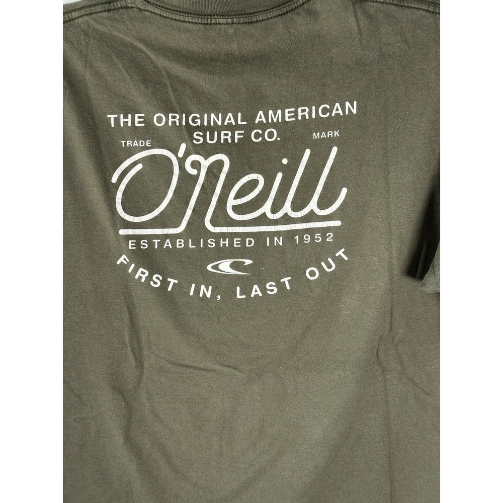 O'NEILL MENS MOVES T SHIRT OLIVE SIZE MEDIUM MODERN FIT - Picture 7 of 7